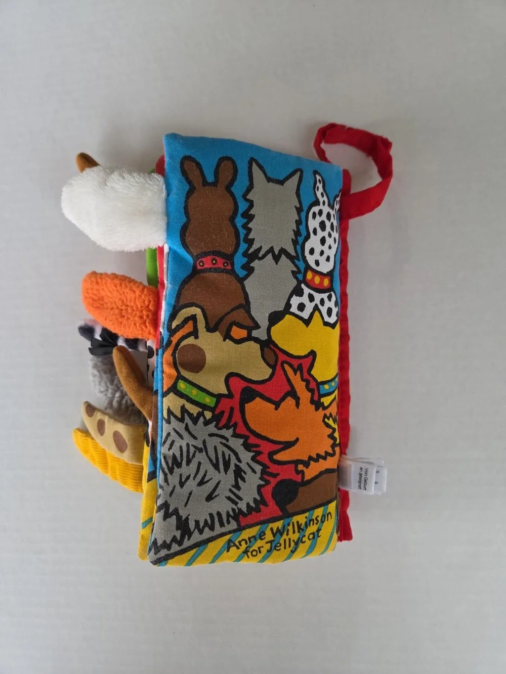 Jellycat Crinkle Puppy Tails Fabric Book